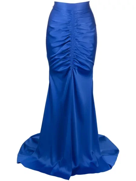 Fustă Alex Perry drapată albastru