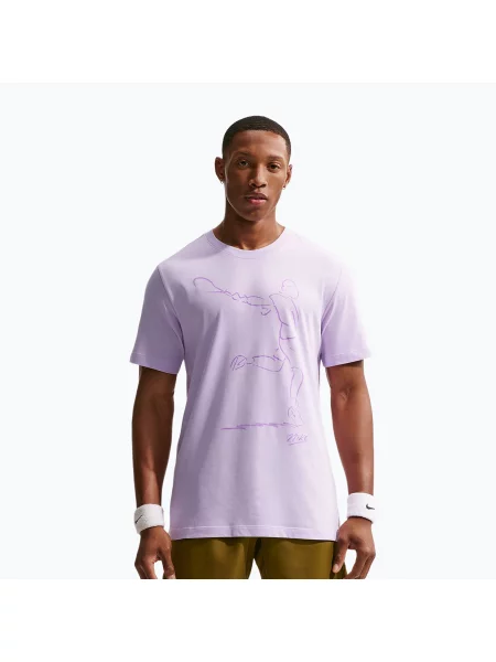 Tricou de tenis pentru bărbați Nike Court Dri-Fit mist violet