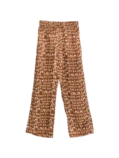 Pantaloni Lee Mathews cu autograf maro