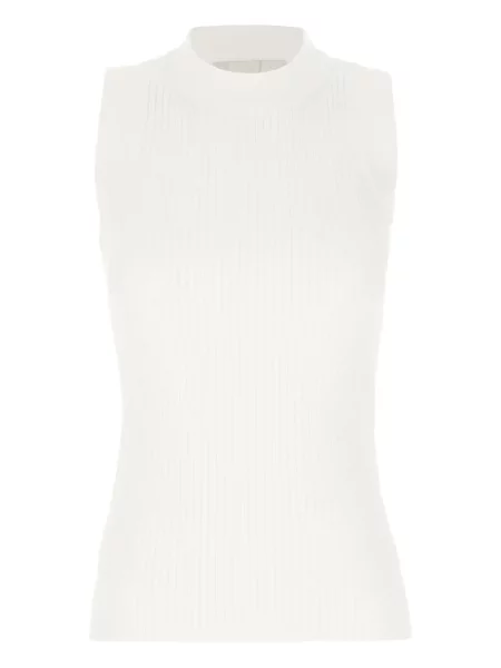 Top Sportmax tricotate alb