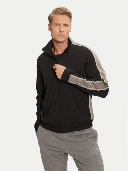 Суитчър Calvin Klein Performance с апликация черно