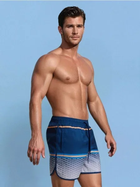 Sinsay Koupací kraťasy námořnická modrá