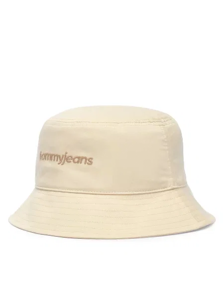 Tommy Jeans Kalap Tjm Script Logo Bucket bézs
