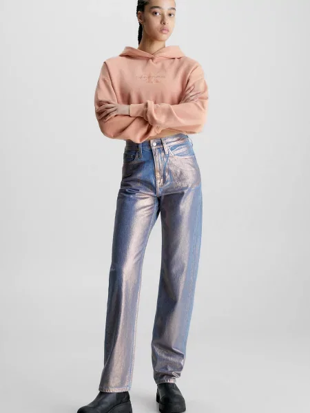 Прямі джинси Calvin Klein Jeans з високою посадкою