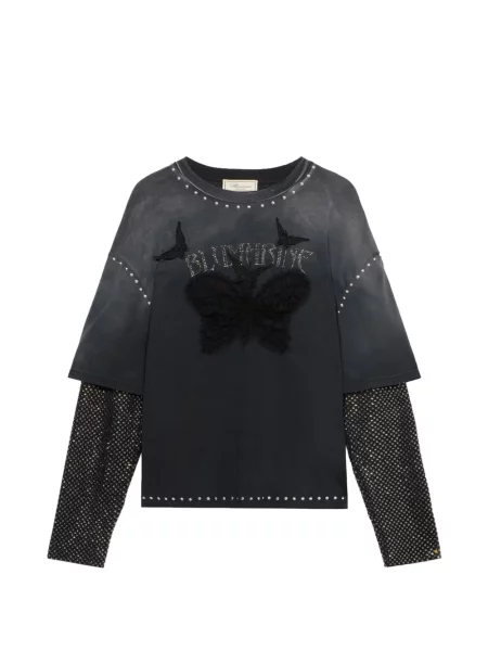 Tricou grafic Blumarine cu imagine gri