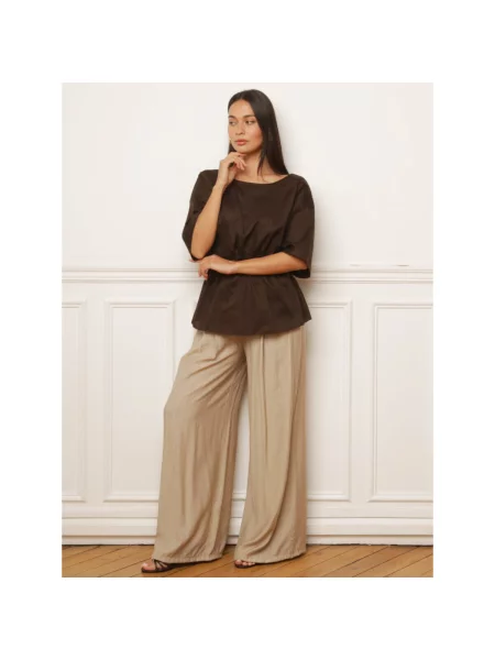 Bluză La Modeuse maro