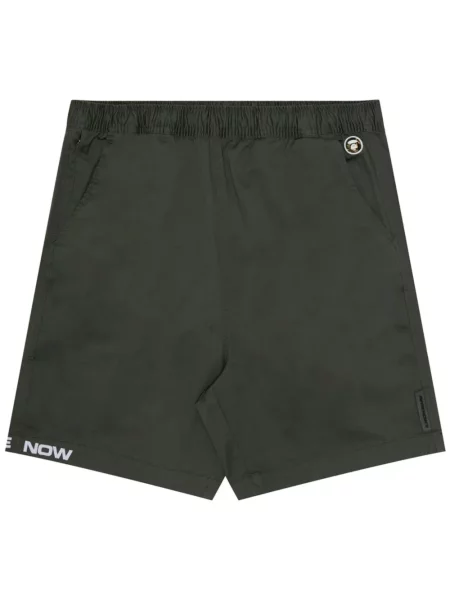 Pantaloni scurți Aape By A Bathing Ape cu broderie verde
