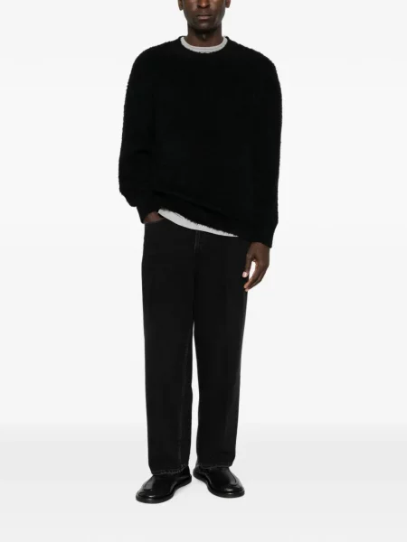 Bouclé pulover Scaglione negru