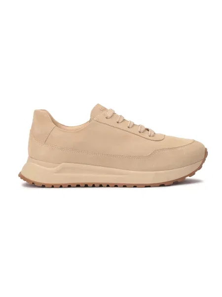 Sneakersy Kazar zamszowe beżowe