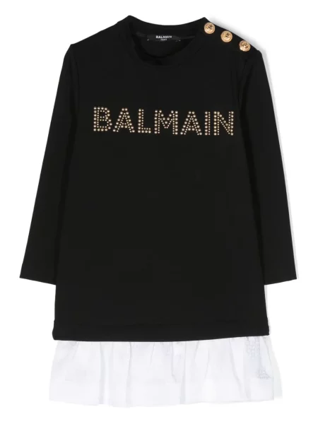 Sukienka dziecięca Balmain czarna