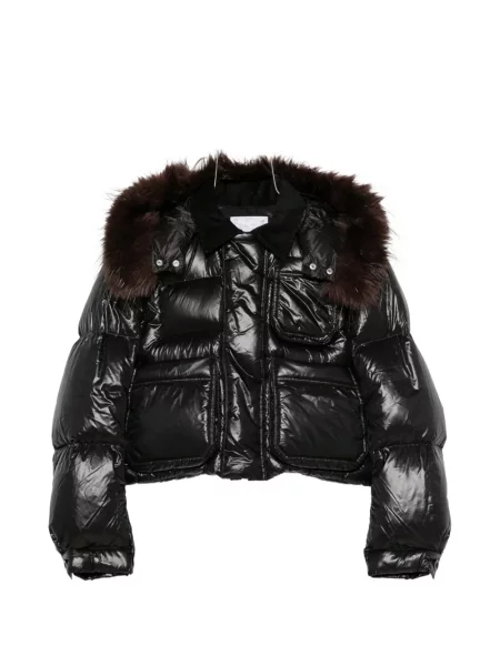 Geacă Sacai cu două rânduri de nasturi negru