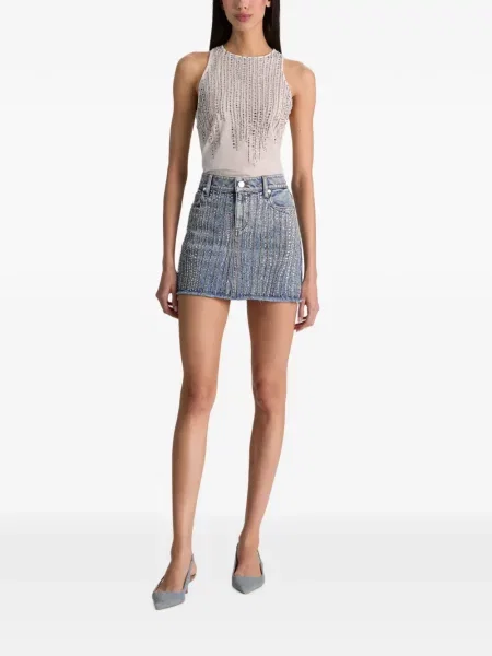Fusta mini Alice + Olivia albastru