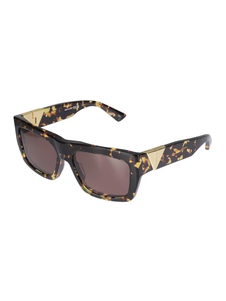 Bottega Veneta Akcesoria unisex Wielobarwność ONE SIZE Stylowe okulary przeciwsłoneczne dla twojego looku brązowe