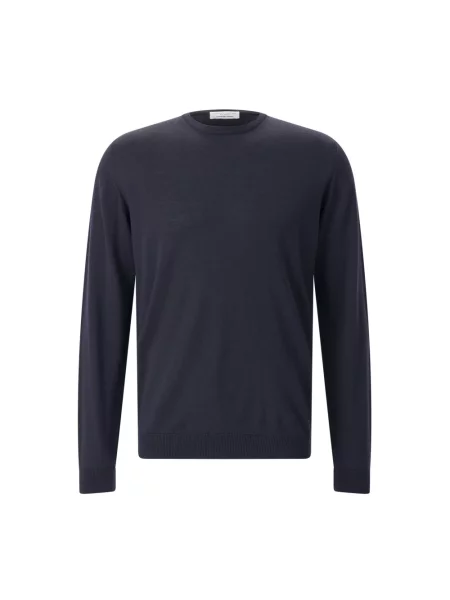Sweter Roberto Collina wełniany niebieski