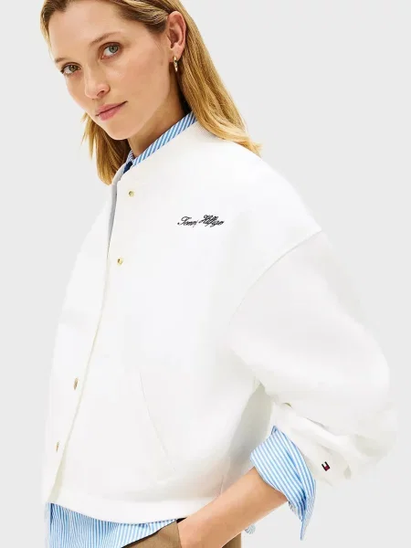 Бомбер Tommy Hilfiger белый