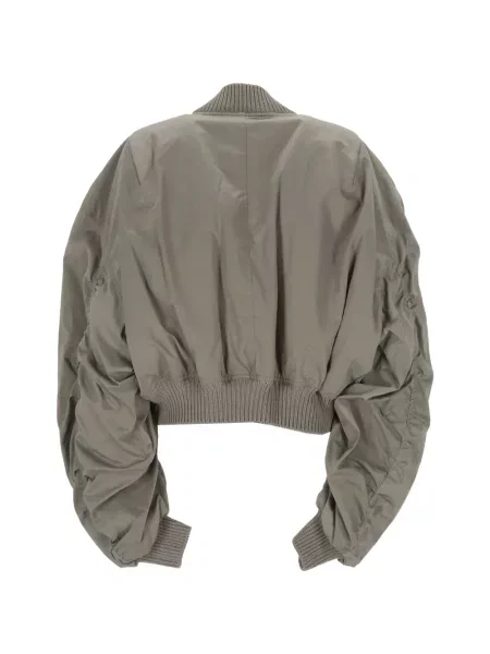 Geacă bomber Rick Owens cu volane gri