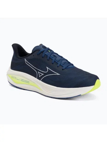 Мъжки обувки за бягане Mizuno Neo Cosmo estate blue/white/lightning yellow бяло