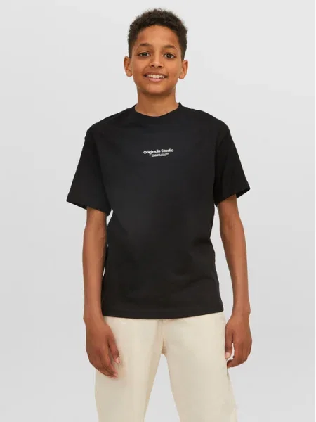 Jack & Jones Junior Tricou Vesterbro negru