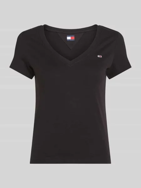 Tommy Jeans Koszulki Kobieta XL TShirt MC coton logo czarny