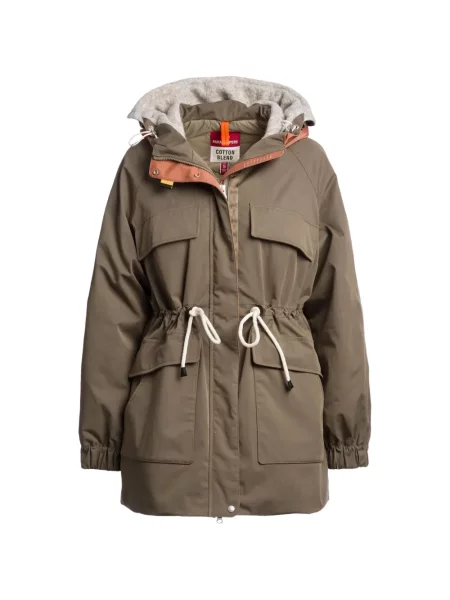Geacă parka Parajumpers cu glugă gri