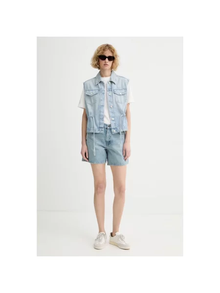 Marc O'polo Denim Kamizelka Dżinsowa blau niebieska