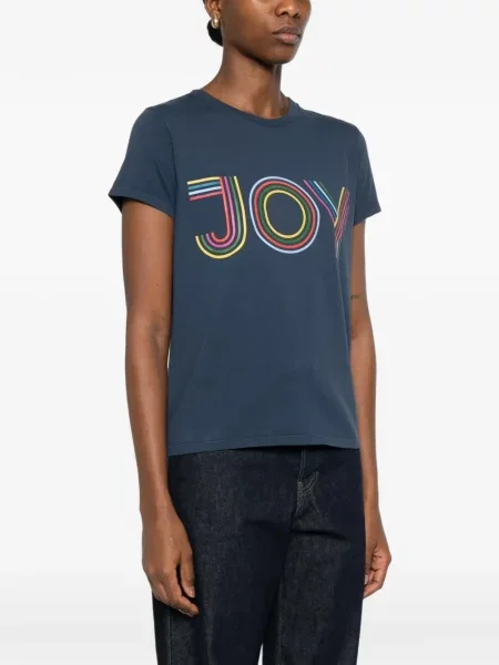 Grafic tricou La Doublej albastru