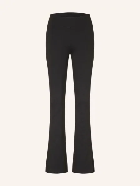 Marc O'polo Bootcut Kalhoty Z Džerzeje černá