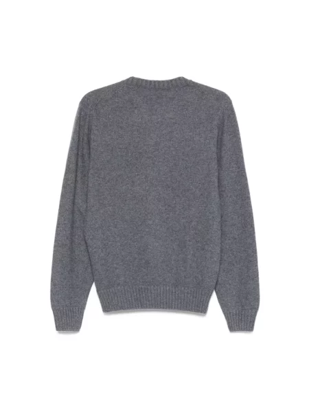 Sweter Barba z kaszmiru szary
