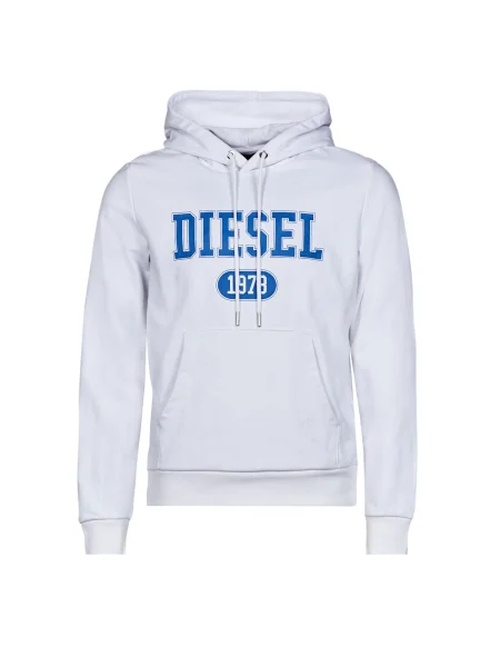 Geacă Diesel cu glugă alb