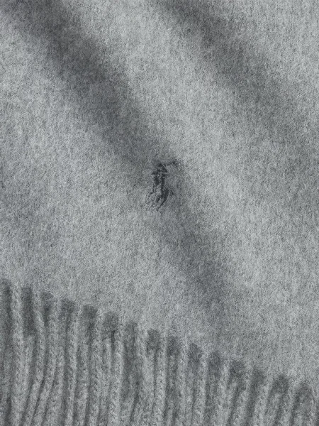 Pledas flanelinis kepurė su snapeliu Polo Ralph Lauren su petnešėlėmis aplink kaklą violetinė