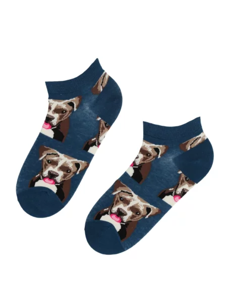 Sokisahtel Ponožky PITBULL cotton low-cut socks mix barev