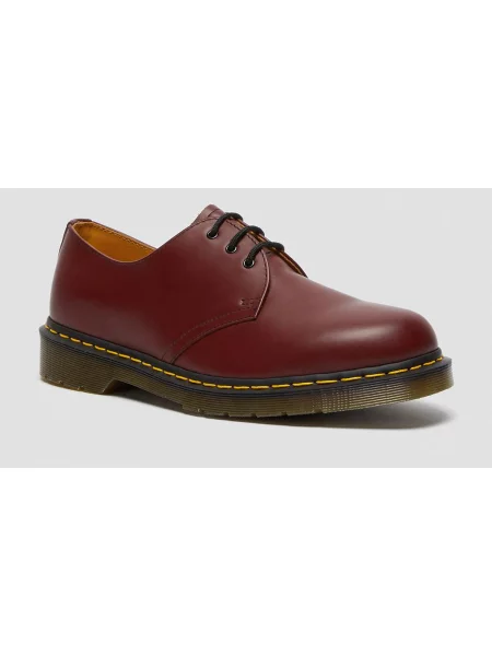 Dr. Martens Półbuty Smooth czerwone