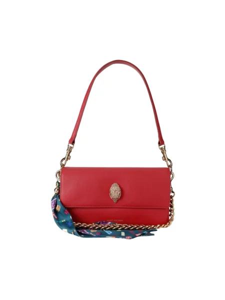 Kurt Geiger London torebka skórzana SLOANE czerwona