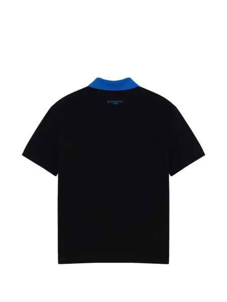 Tricou polo Givenchy cu broderie negru