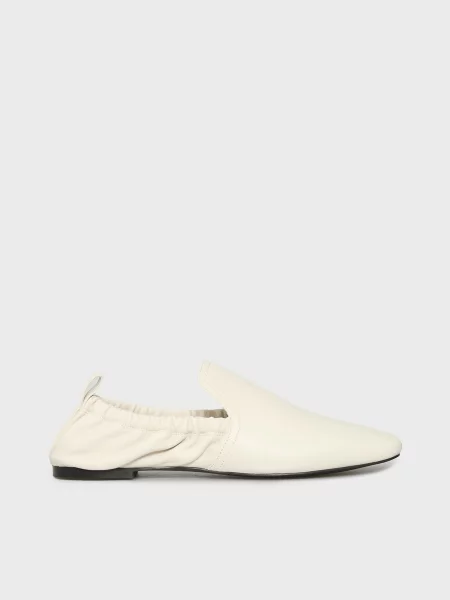 Кожаные балетки Prpy белые
