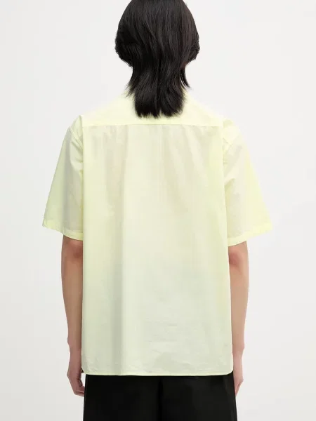 Norse Projects koszula Carsten Cotton Tencel Shirt regular żółty