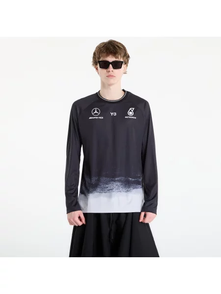 Tričko s dlouhým rukávem Y-3 s dlouhými rukávy jersey černé