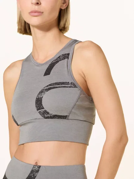 Krótki top Super.natural z wełny merino czarny