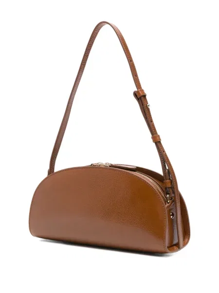 Torebka skórzana A.p.c. skórzana brązowa