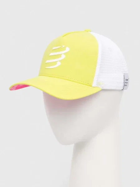 Kapa s šiltom Compressport Trucker Cap rumena