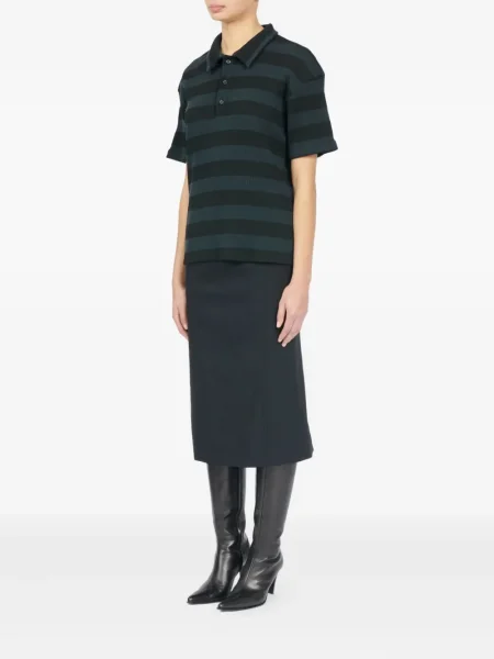 Polo Mm6 Maison Margiela cu dungi negru