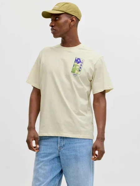 Футболка JACK & JONES молочний