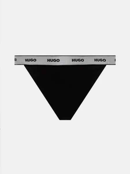 Tanga HUGO FIVE STRING GIFT černé