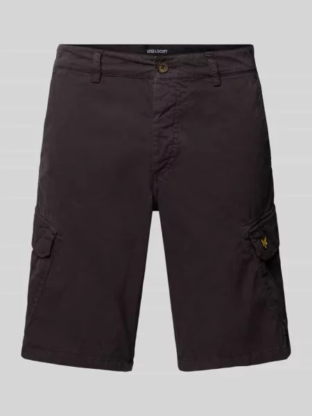 Szorty cargo o kroju regular fit z wyhaftowanym logo model ‘WEMBLEY’ Lyle & Scott