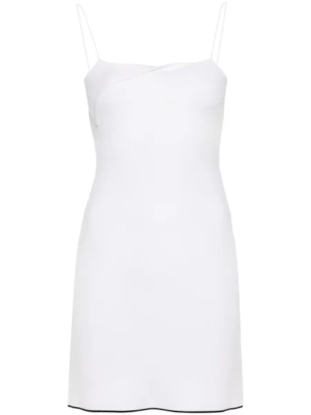 Mała mały sukienka koktajlowa Jacquemus garniturowa biała