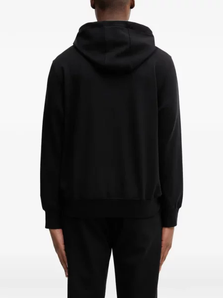 Hanorac cu glugă Paul Smith cu dungi negru