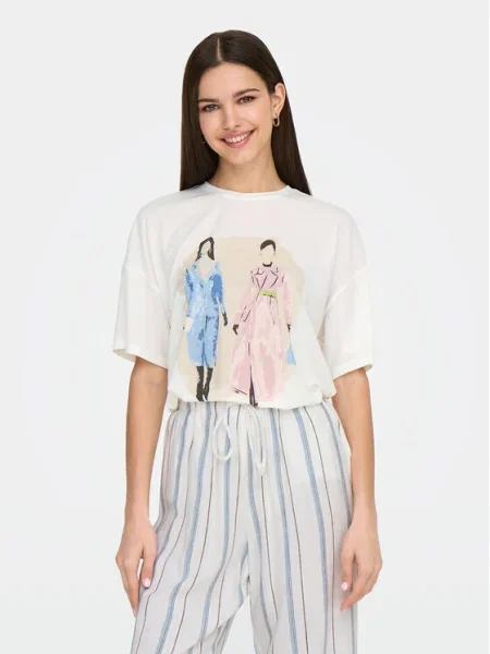 ONLY Tricou Melina alb