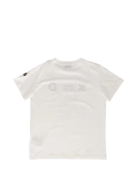 Koszulka dziecięca Moncler Enfant biała