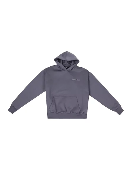 Dropsize Mikina Eagle hnědá / čedičová šedá / oranžová bílá