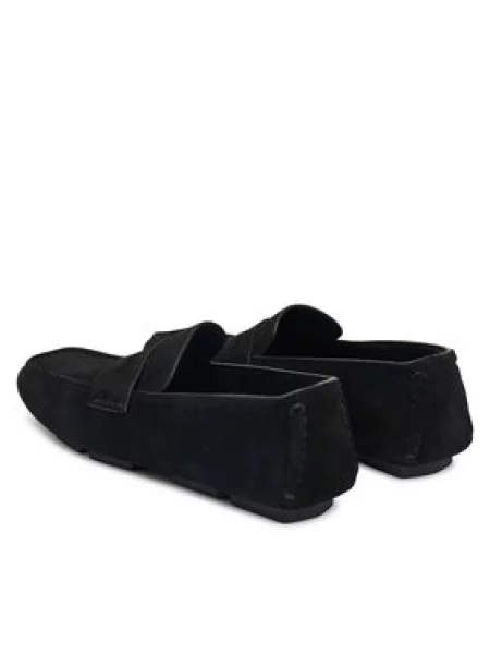 Calvin Klein Mokasinai Square Driver Suede juoda
